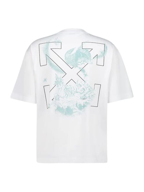 Moon Skate Graphic T-shirt OFF WHITE | 44MAA120S26J00E100